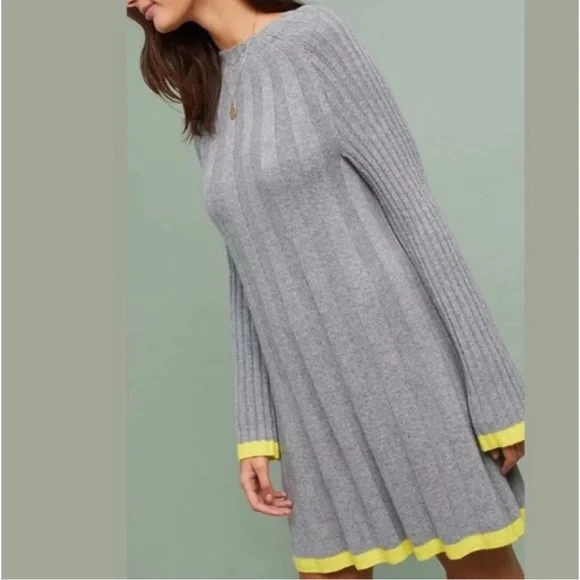 Anthropologie Arseneau Bell Sleeve Sweater Dress NWT Size XS - Picture 5 of 13